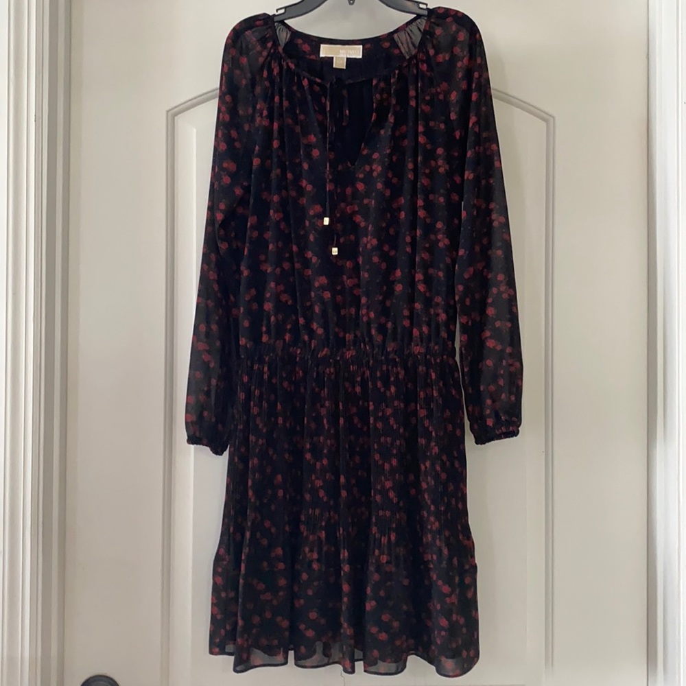 Michael Kors Eden Rose Floral Mini Dress